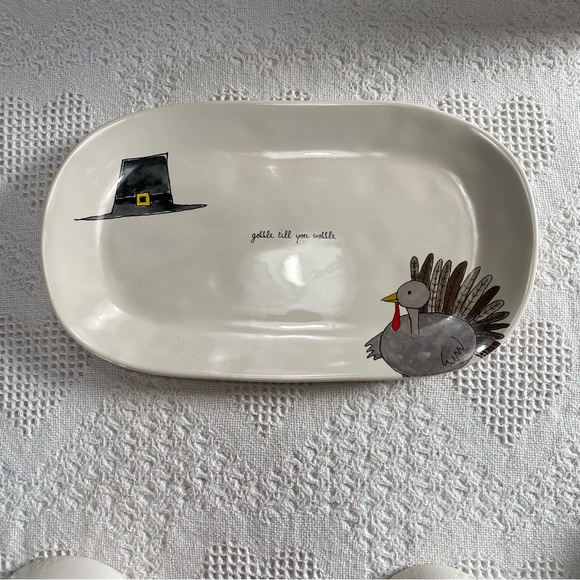 Rae Dunn Other - Rae Dunn Gobble Till You Wobble Platter